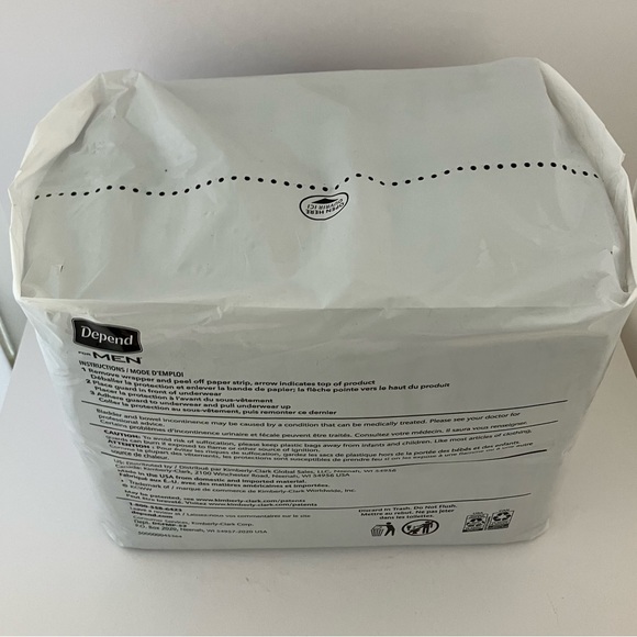 Depend for Men Guards MAXIMUM for larger Surges 52 Count, NEW w/ original Pkg. - Picture 5 of 5